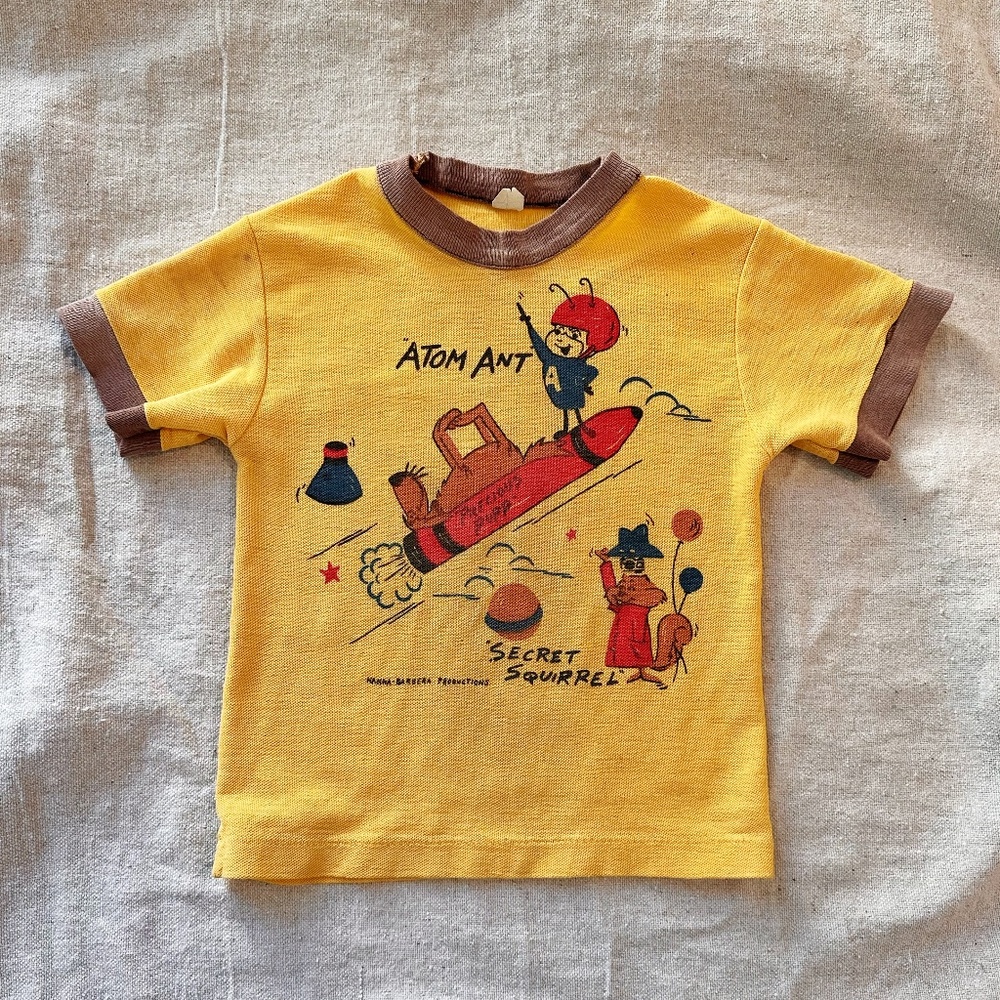 Vintage 1960 Atom Ant Ringer Tee (Rare)